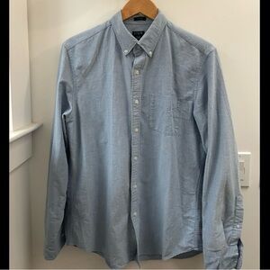 Men's J Crew Light Blue Oxford Shirt
